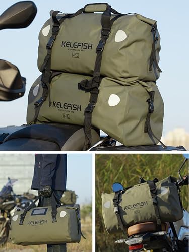 Motorcycle travel PVC dry duffel bag — photo 4