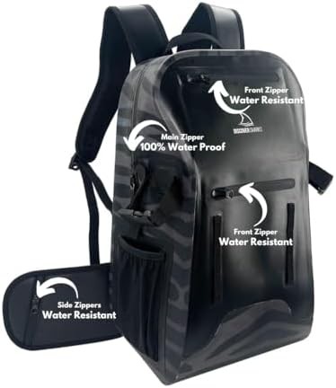 Eco friendly dry backpack with waist strap — photo 3
