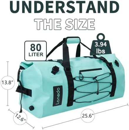 Large PVC fishing duffel bag 80L — photo 3