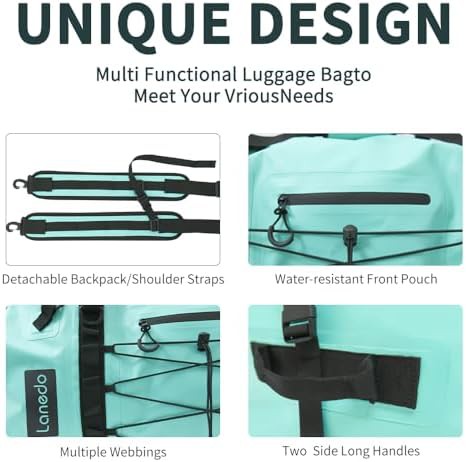Large PVC fishing duffel bag 80L — photo 4