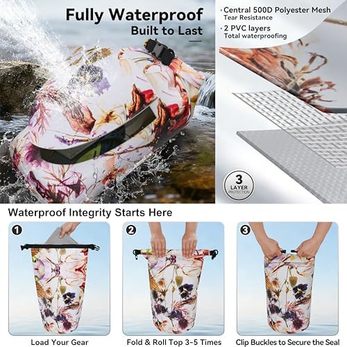 Marchway flower 5L waterproof dry bag — photo 3