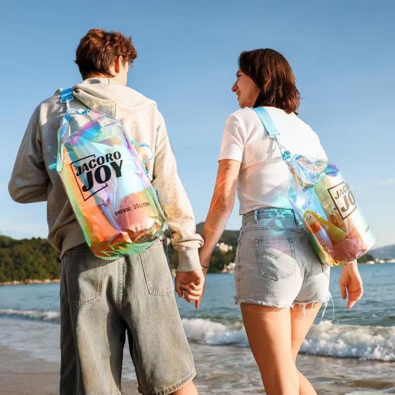 Iridescent TPU waterproof beach bag 10L — photo 3