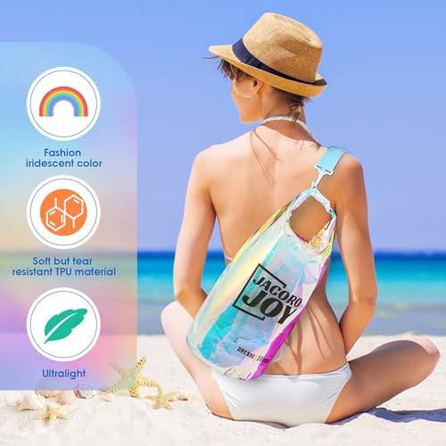 Iridescent TPU waterproof beach bag 10L — photo 4