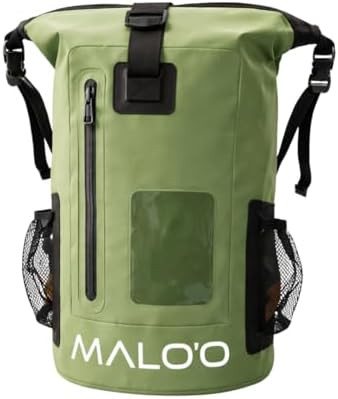 PVC 30 liter roll top dry backpack