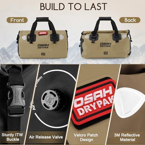 Waterproof PVC Motorcycle Duffel Tail Bag — photo 3