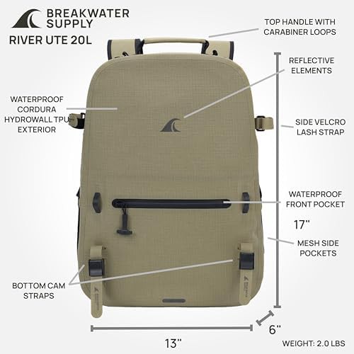 Safari tan cordura submersible hunting backpack 20L — photo 5