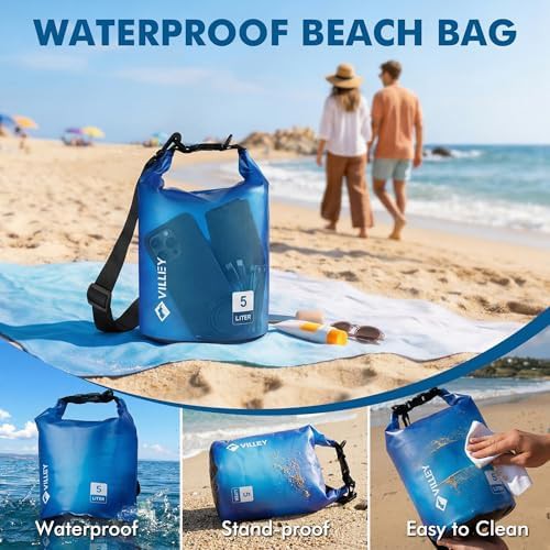 Transparent PVC roll top backpack — photo 3