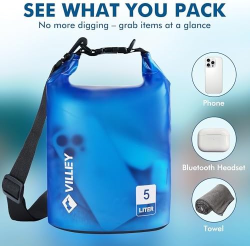 Transparent PVC roll top backpack — photo 4