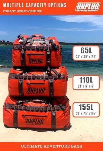 Orange sixty five liter adventure duffel — photo 5