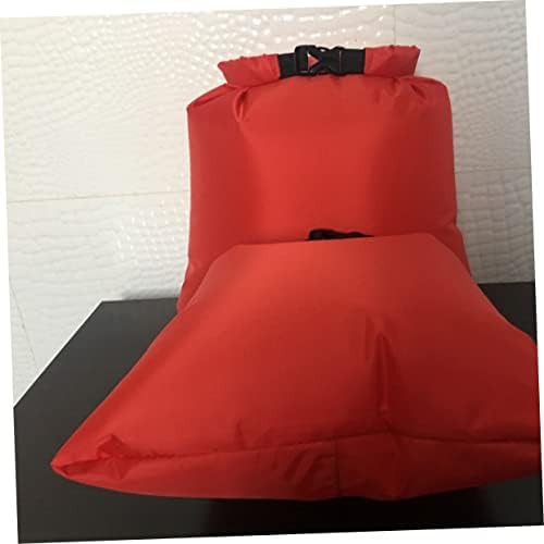 Red five piece waterproof dry bag set — photo 3