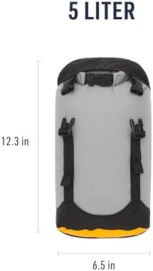 High rise grey 5 liter evac dry bag — photo 5