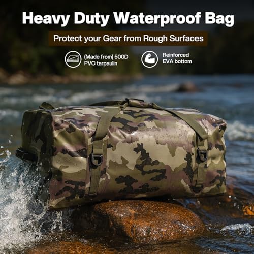 Waterproof 90L duffel with EVA bottom — photo 5