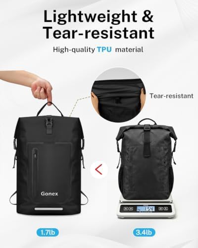 Ultralight TPU roll top backpack 55L — photo 3