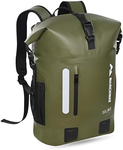 Marchway green 30L PVC waterproof backpack
