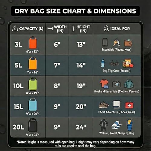 Heavy duty black PVC dry bag — photo 3
