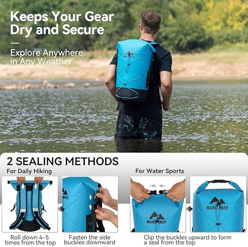 Marchway blue 20L lightweight TPU backpack — photo 3