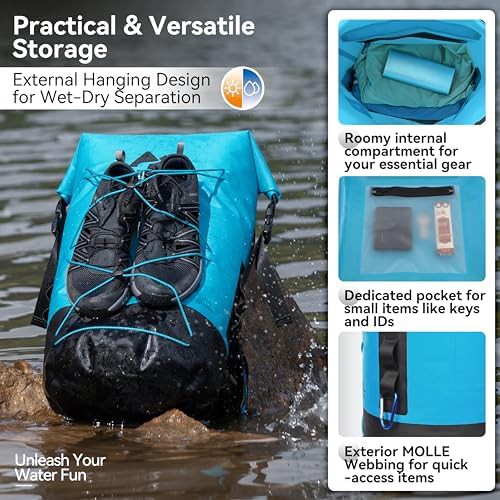 Marchway blue 20L lightweight TPU backpack — photo 4