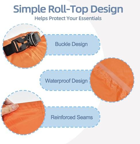 Six piece multi size waterproof pouch set — photo 3