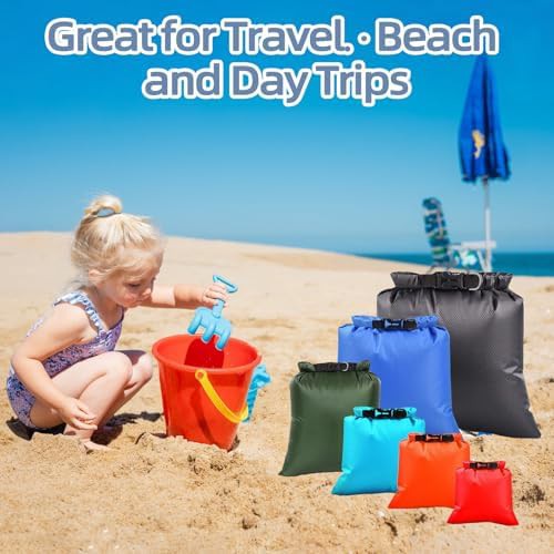 Six piece multi size waterproof pouch set — photo 5