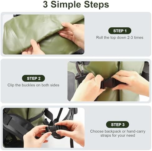 Large 70L heavy duty motorcycle duffel — photo 4