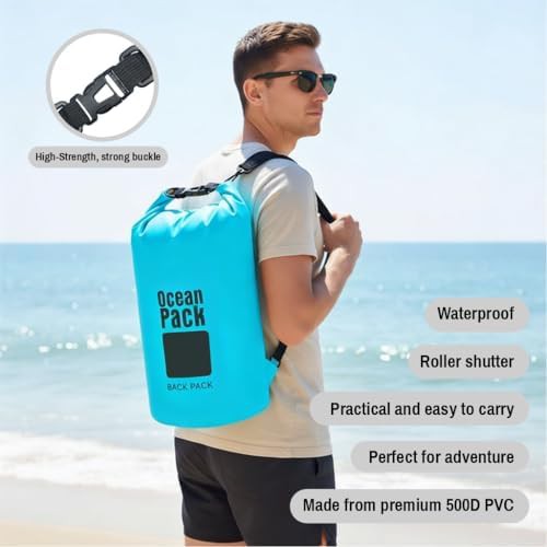 Small waterproof backpack dry bag set — photo 3