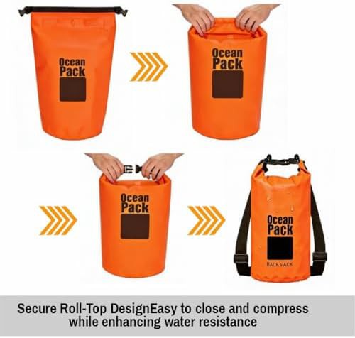 Large waterproof backpack dry bag trio — photo 5