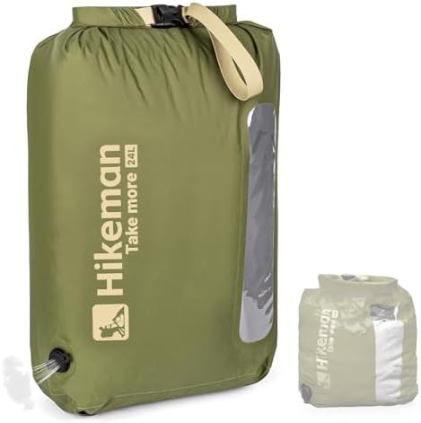 Ultralight compressible transparent sack