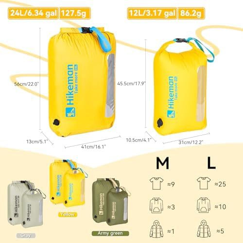 Ultralight compressible transparent sack — photo 5