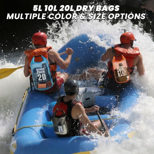 10L kayaking dry bag backpack with straps — photo 3