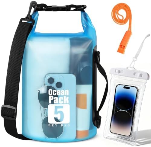 Small 5L emergency dry bag for paddling